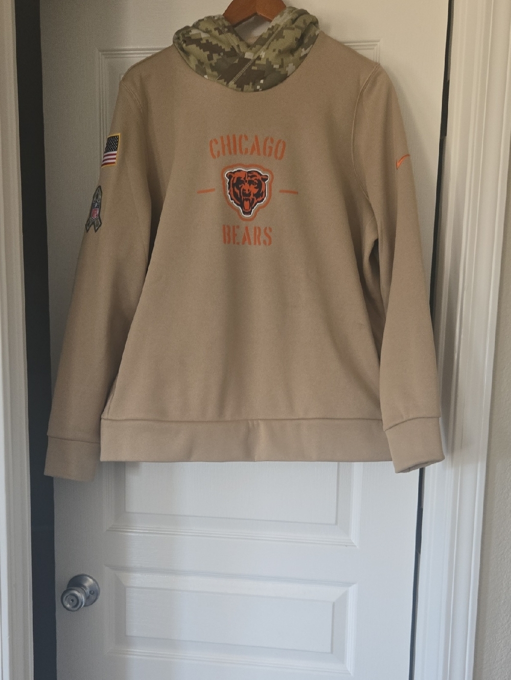 NFL Dri-Fit Onfield Apparel Tag with Orange Trim